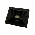Acoustic 1 in. Cable Tie Base Mount&#44; Black - 5PK AC2739812